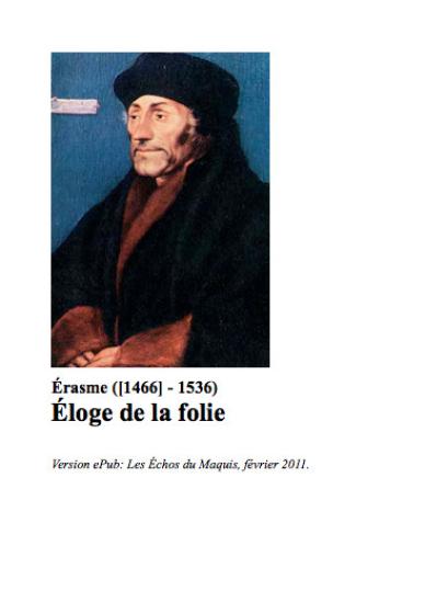 Éloge de la folie